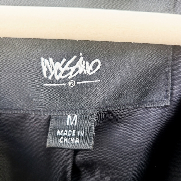 ➕Mossimo➕ Black Vegan Leather Moto Jacket - Picture 4 of 5